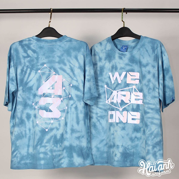 Áo lớp Navy Patchy: We are one