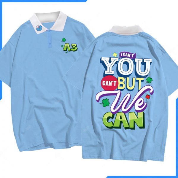 Mẫu Áo Lớp Polo Oversize Lucky: I can’t You can’t But We can