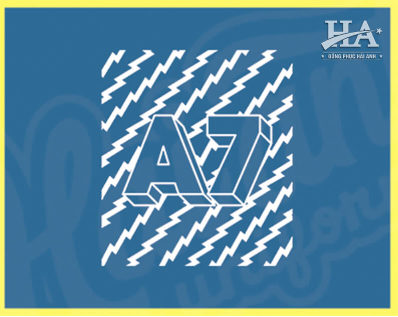 Thiết kế logo lớp a7 đẹp và chuyên nghiệp cho học sinh trung học cơ sở