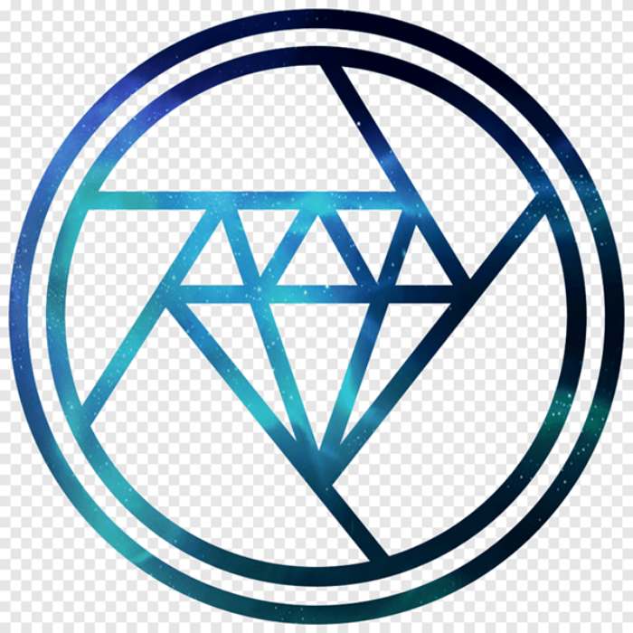 Hình in logo kim cương độc đáo, ấn tượng