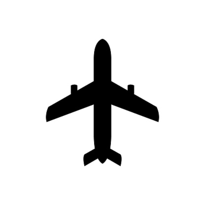 Mẫu logo áo lớp in hình máy bay màu đen, đầy cuốn hút