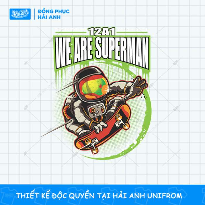 Logo Streetwear Graphic 12A1 We Are Superman